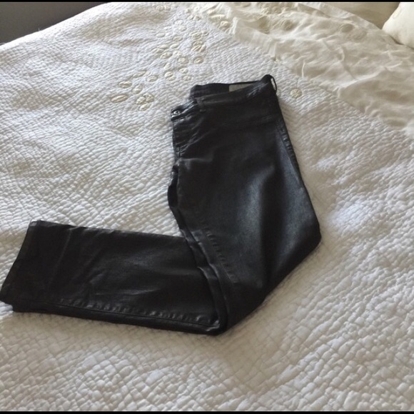 Diesel Stretch Jeggings Dark Grey/Black wet look! - Picture 2 of 6